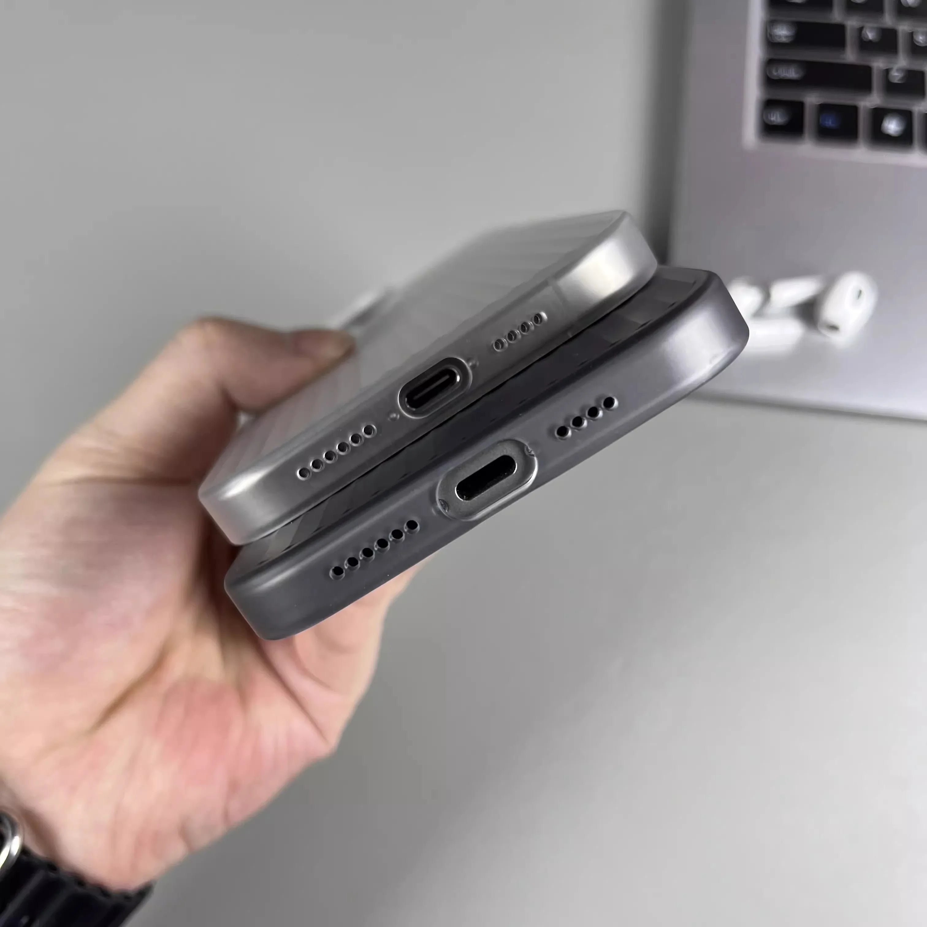 Natural Titanium Phone Case for iPhone