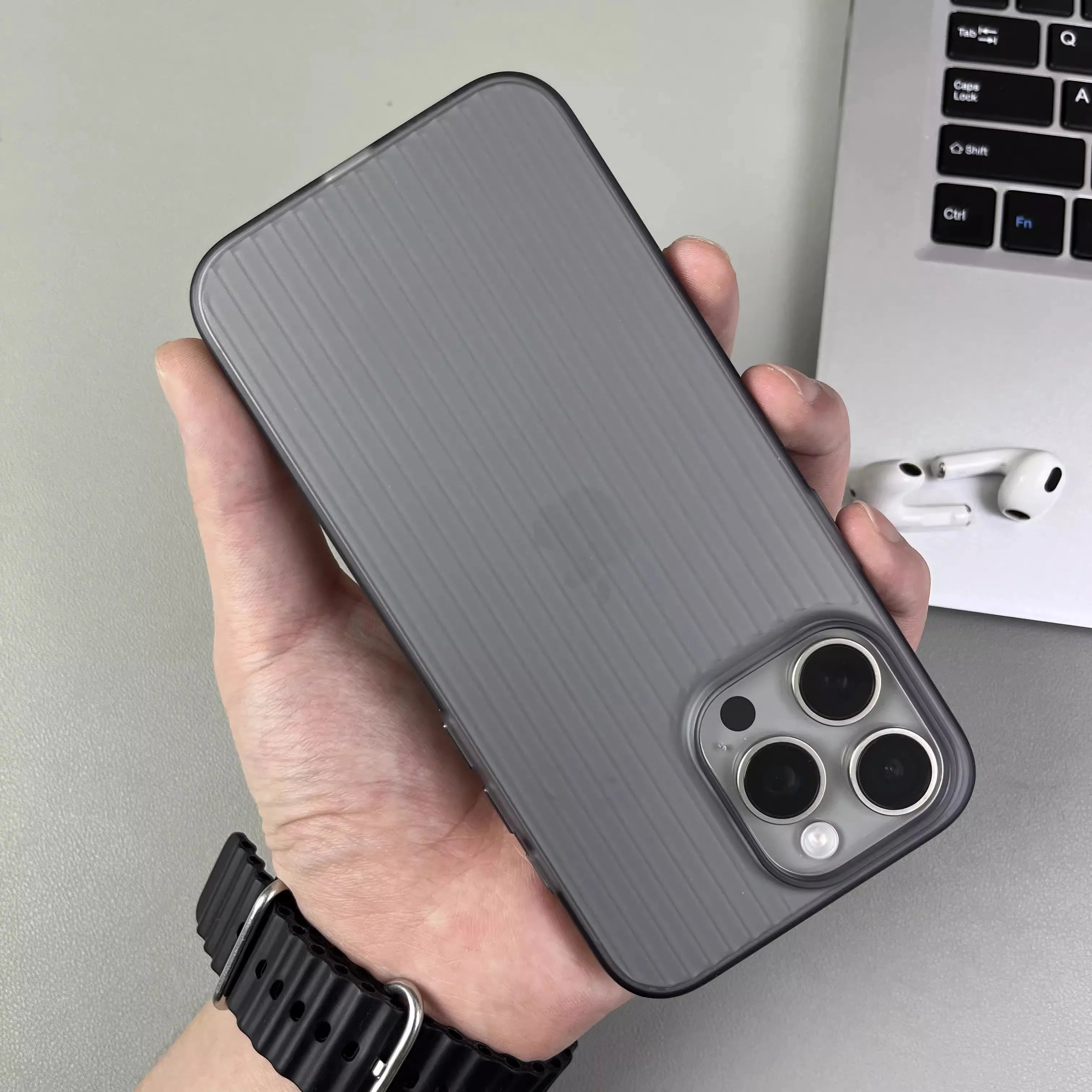 Natural Titanium Phone Case for iPhone