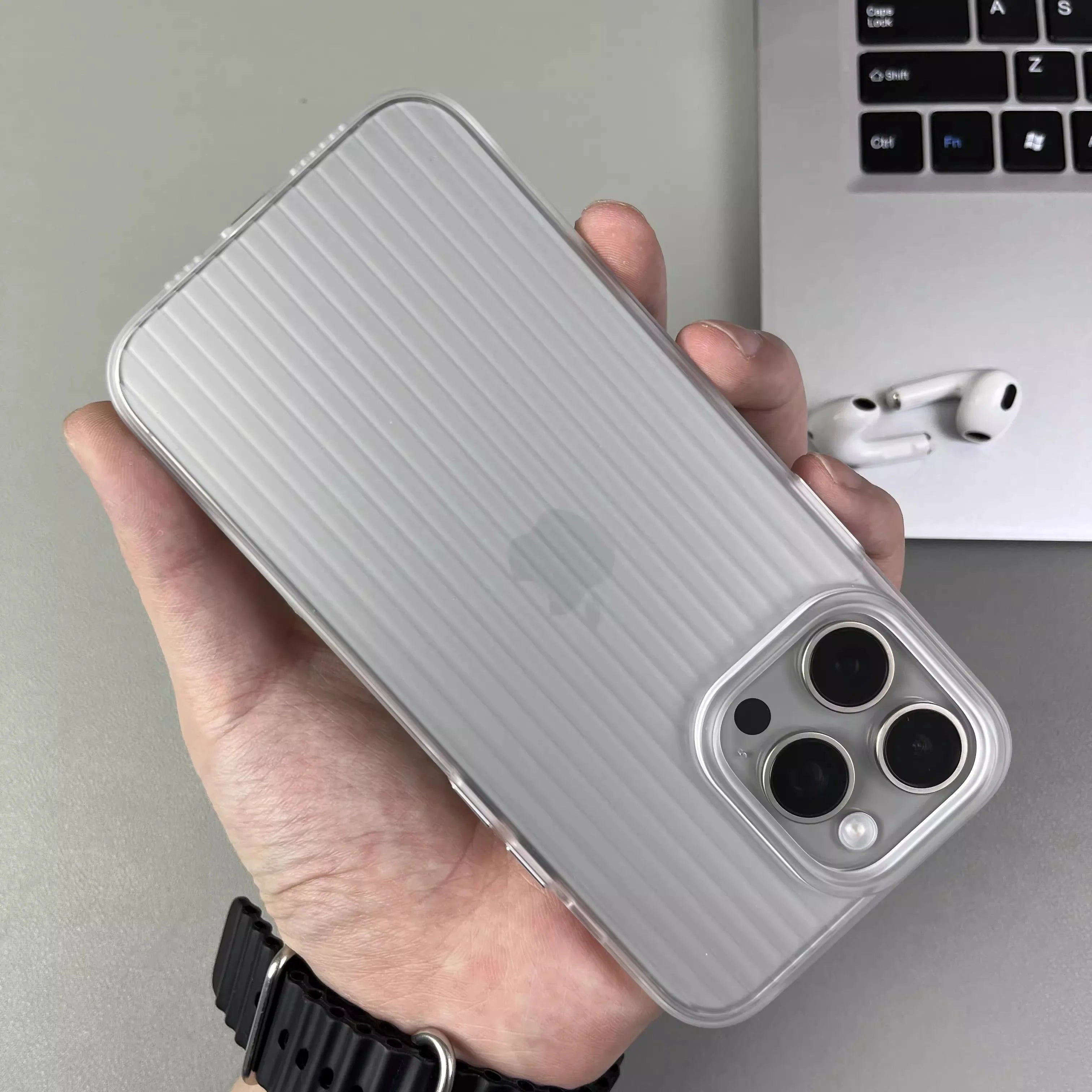 Natural Titanium Phone Case for iPhone