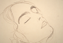 Head of a Girl with Closed Eyes - Gustav Klimt (1862-1918), after