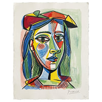 Femme au ruban, Pablo Picasso, 1956