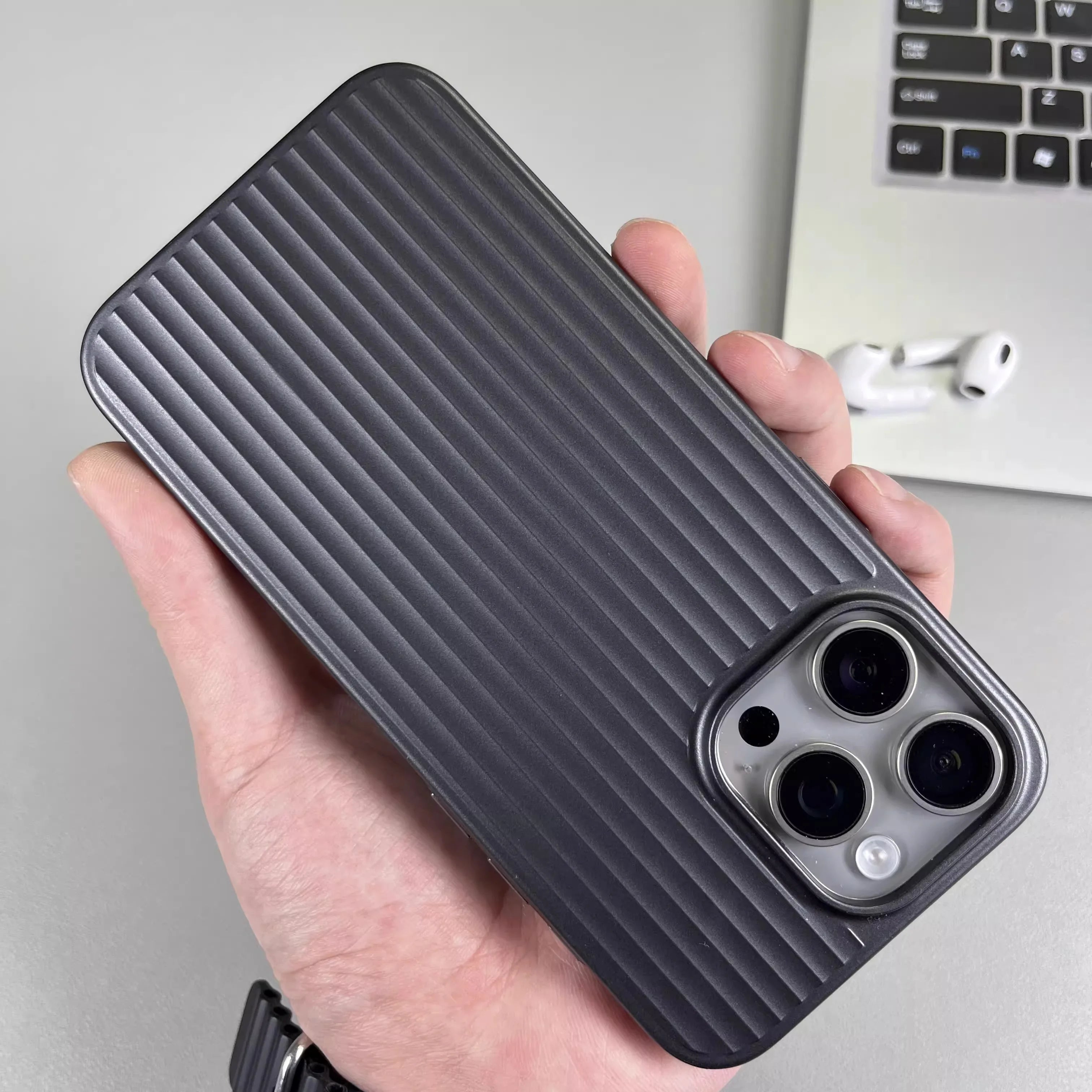 Natural Titanium Phone Case for iPhone