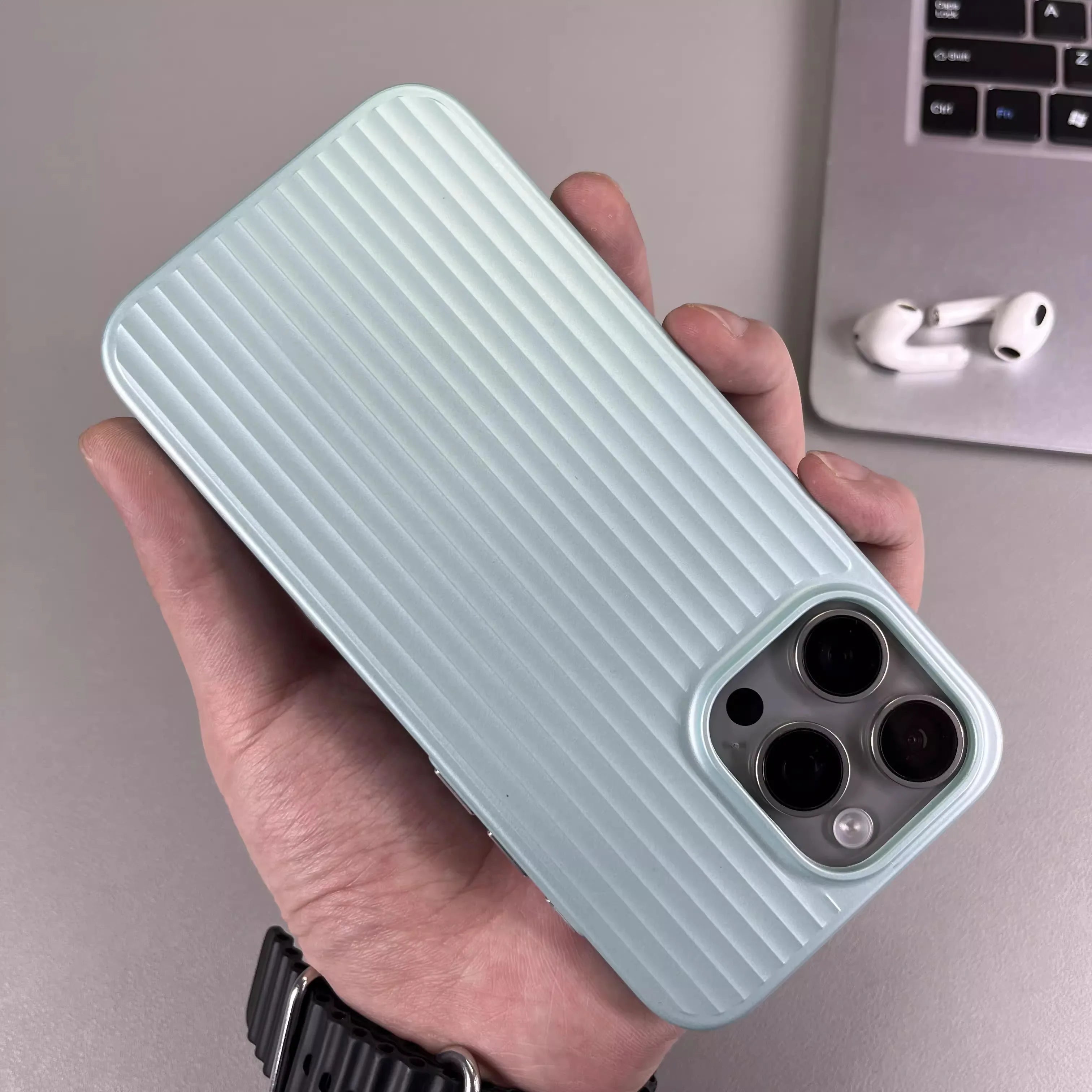 Natural Titanium Phone Case for iPhone