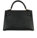 Hermès Mini Kelly II Sellier Epsom in Noir