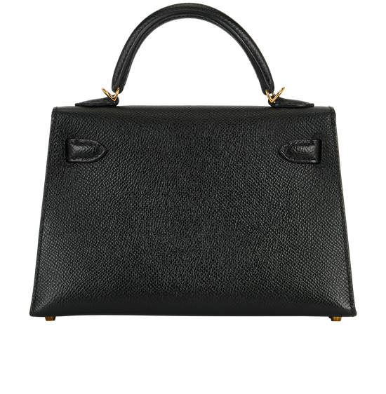 Hermès Mini Kelly II Sellier Epsom in Noir
